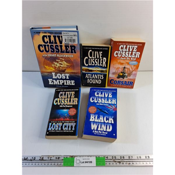 (5)  Clive Cussler Books