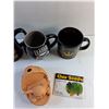 Image 3 : (3)  Star Wars Ceramic Mugs, Ceramic Star Wars Planter and Chia Seeds