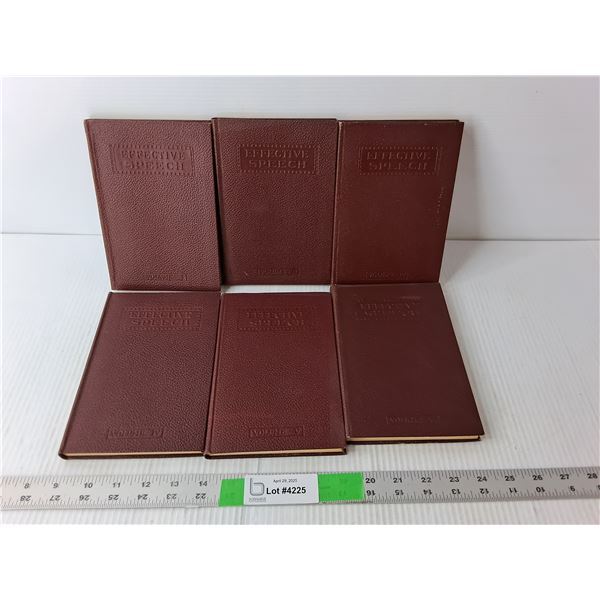 (6) Vintage Effective Speech Books by Dwight E. Watkins