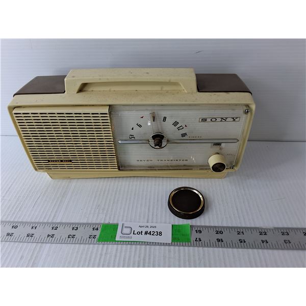 Vintage Sony Radio- As Is
