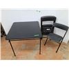 Image 1 : *(4) Folding Chairs and Table - Cannot Ship