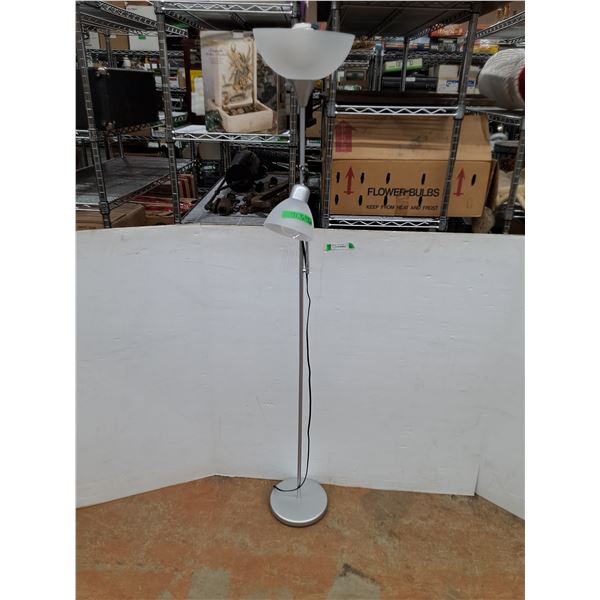 * Floor Lamp with Adjustable Desk Lamp - As Is-  Cannot Ship