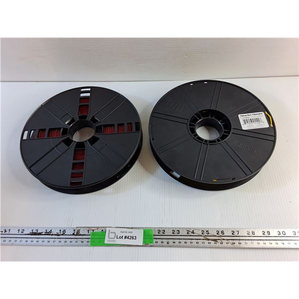 3D Printing Filaments - Ruby and Yellow