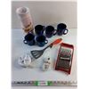 Image 1 : Ceramic & Enamel Mugs, Spatula, Party Cups and Cheese Grater