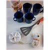 Image 3 : Ceramic & Enamel Mugs, Spatula, Party Cups and Cheese Grater