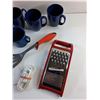 Image 4 : Ceramic & Enamel Mugs, Spatula, Party Cups and Cheese Grater