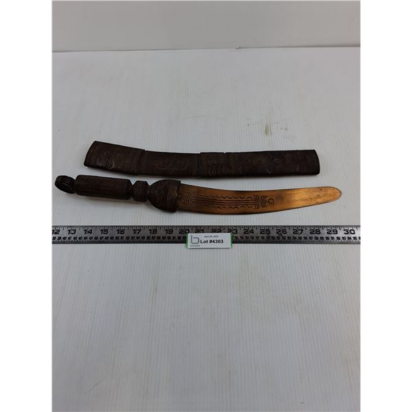 East Asian Fashioned Sword & Sheath - 24" Length