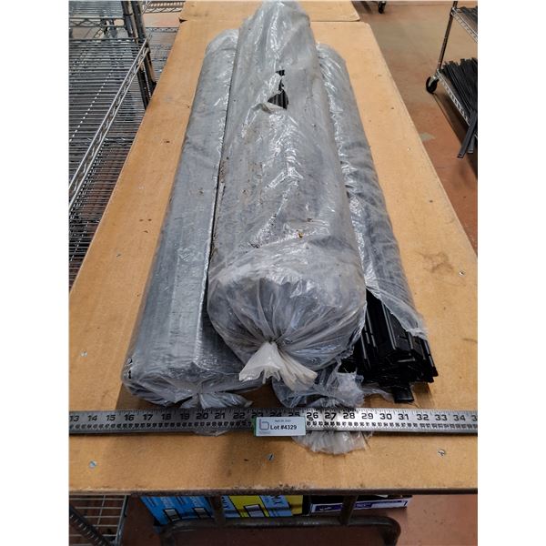 (3) Bundles of 44" Chain-Link Fence Privacy Slats