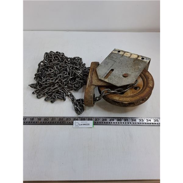 Vintage Chain Hoist