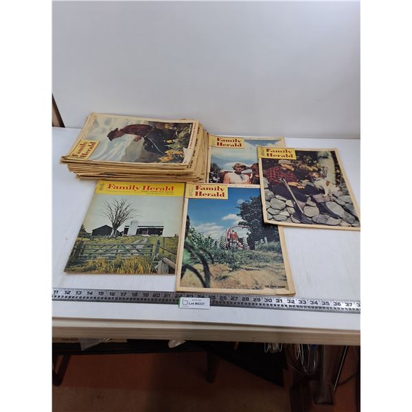 (20+) Vintage "Family Herald Magazines from 1958-1960
