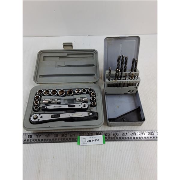 Benchmark Wrench & Socket Set, Partial Sears Drill-Bit Set