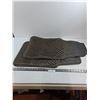 Image 1 : Pair of Rubber Vehicle Floor Mats 30" x 18"