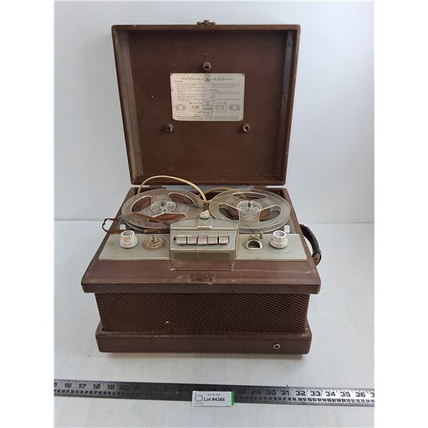 Vintage Tape-O-matic Audio Recorder - Untested
