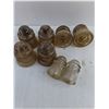 Image 2 : (8) Vintage Glass Insulators