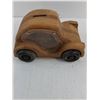 Image 2 : Wooden VW Car Coin Bank 10" x 7" x 5.5"