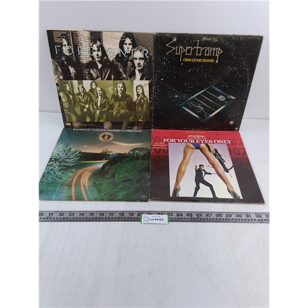 (4) Vinyl Records (BTO, James Bond Soundtrack)