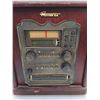 Image 2 : Memorex Vintage Look Radio/CD/Record Player 20" x 14" x 12" - Powers On - As is