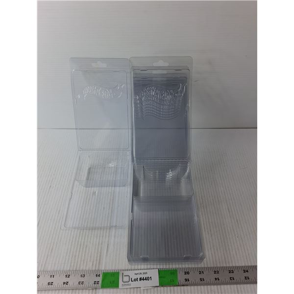 (8) Plastic Hot Wheels Display Cases