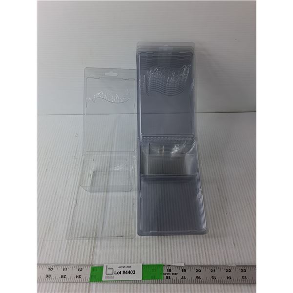 (9) Hot Wheels Plastic Display Cases