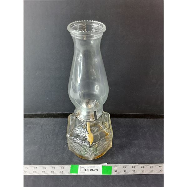 Glass Kerosene Lamp- 14.5" Tall