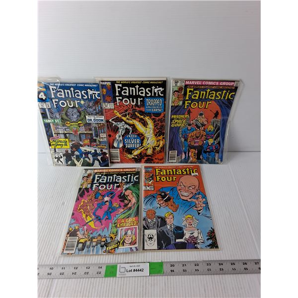 (5) Vintage Fantastic Four Comics