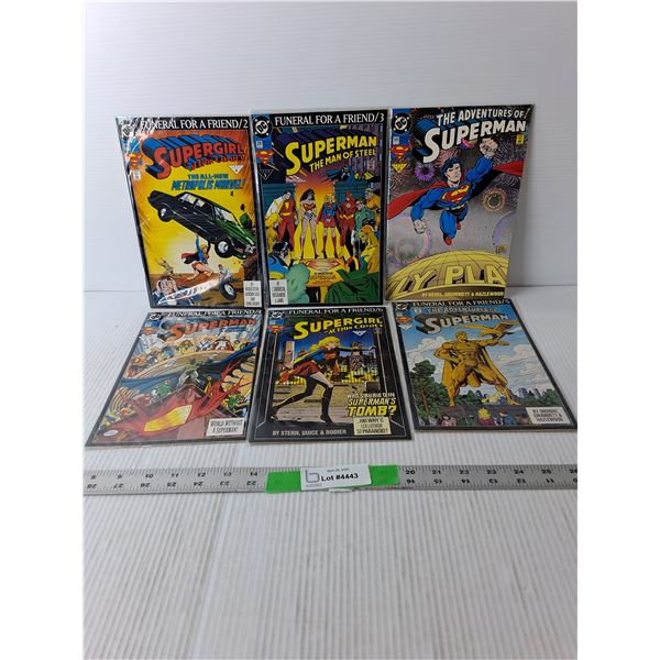 (6) Vintage Comics- Superman & Supergirl