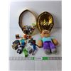 Image 1 : Minecraft Stuffie, C3PO Tin, Various Mineraft Toys, Misc.