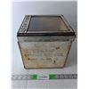 Image 1 : Sunland Biscuit Co. Box with Northwest Metal Lid 10" Tall x 9"