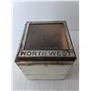 Image 2 : Sunland Biscuit Co. Box with Northwest Metal Lid 10" Tall x 9"