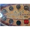Image 3 : Royal Canadian Mint Millenium 1999 Framed Quarter Set 17" x 11"
