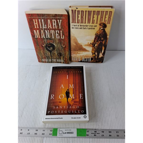 (3) Books- I Am Rome, Meriwether, Bring Up the Bodies