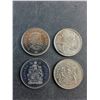 Image 2 : (4) Canadian 50 Cent Coins