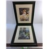 Image 1 : (2) Framed Wall Decorations 24 x 20"