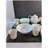 Image 2 : Corning Ware Mugs, Bowls, Tea Pot and Plates