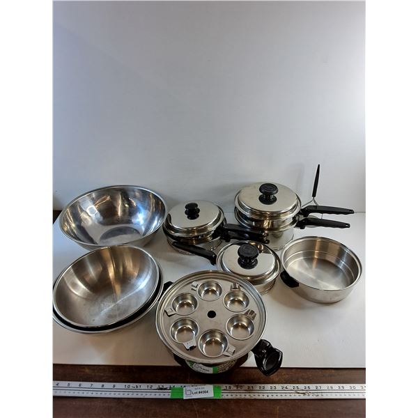 Metal Cooking Pots, Bowls and Lids
