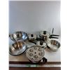 Image 1 : Metal Cooking Pots, Bowls and Lids