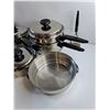 Image 5 : Metal Cooking Pots, Bowls and Lids