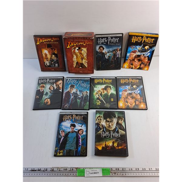 Harry Potter and Indiana Jones DVD Movies