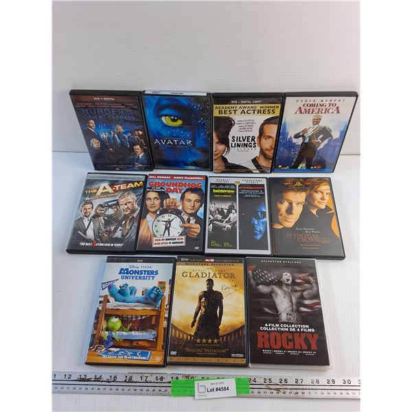 (11) DVD Movies - Monsters University, Avatar and Coming to America