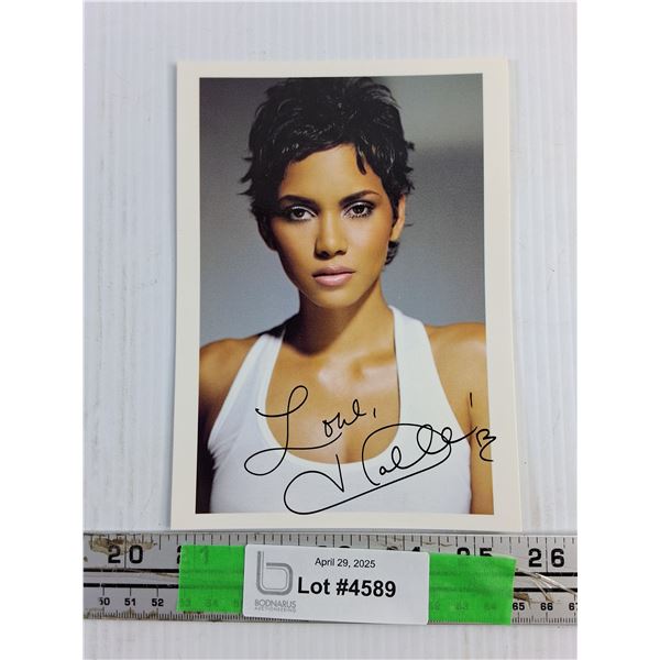 Halle Berry Autographed Photo - AUTHENTICITY NOT GUARANTEED
