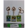 Image 1 : (3) Pokémon Key Chains