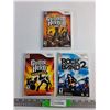 Image 1 : Wii Guitar Hero and Rock Band Games