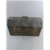 Image 3 : Vintage Metal 2-Tray Tool Box - 21" x 9" x 14"