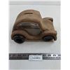 Image 1 : Wooden VW Car Coin Bank 10" x 7" x 5.5"