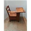 Image 3 : * Vintage Wooden School Desk - 31" x 33" x 23" - Cannot Ship!
