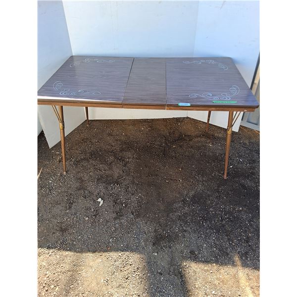 ** Vintage Dining Table with Leaf - Cannot Ship!