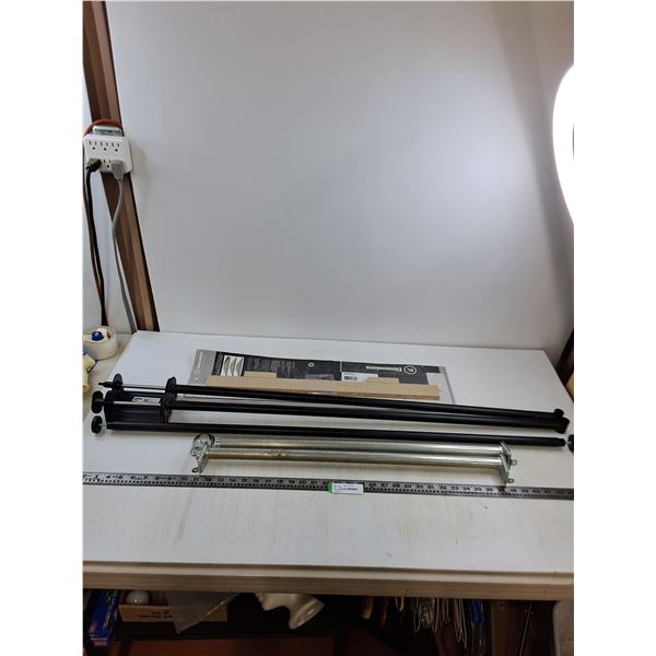 Metal Racking Lot (IKEA, Closet Bars, Dimensions Kitchen End Cap - NIB)