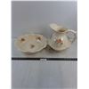 Image 1 : Large Ceramic Basin 16" Dia & Pitcher Set - 11" Tall