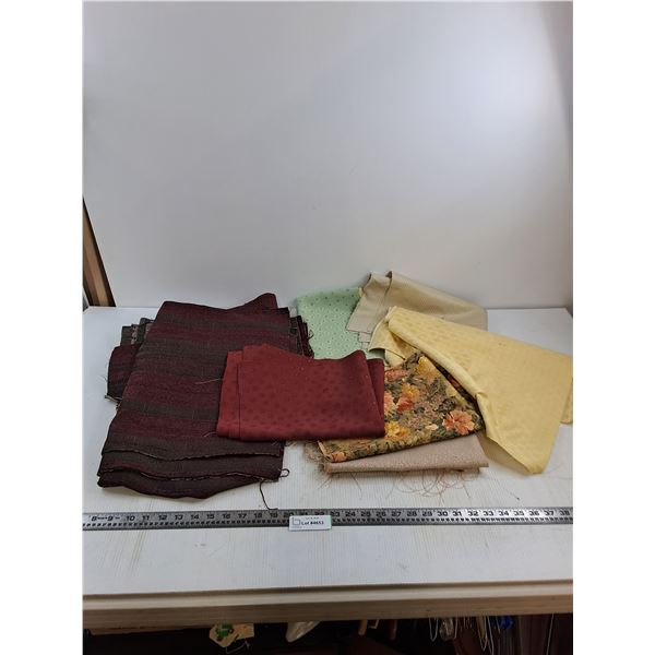 Various Extra Pieces of Fabrics