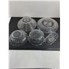Image 2 : Vintage Glass & Crystal Dishes Lot